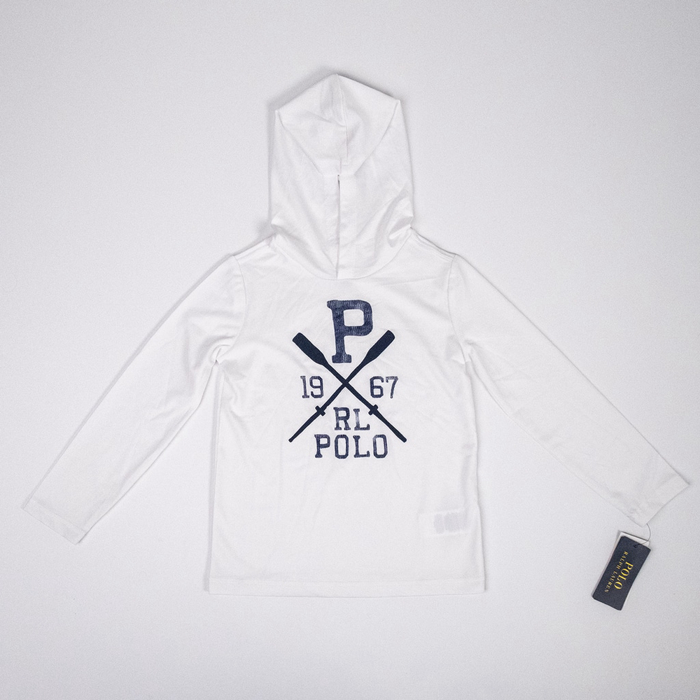 NWT Polo Ralph Lauren Boys Hooded Cover-Up Shirt Beach Swim $35 - Size 6 - Picture 3 of 8